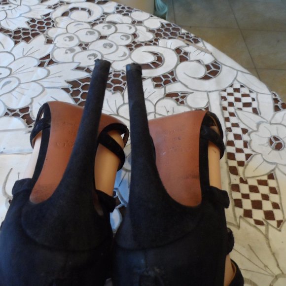 Alaia Black Multi-Strap Heels - Picture 13 of 16